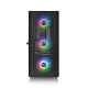 Thermaltake Obudowa - H570 Tempered Glass 3x12cm ARGB Czarna
