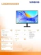 Samsung Monitor 32 cali ViewFinity S80UD IPS 3840x2160 UHD 16:9 1xHDMI 1xDP 1xUSB-C 90W 3xUSB 3.0 LAN KVM 5ms PinP/PbyP 60Hz HAS+PIV płaski 3YOn-Site