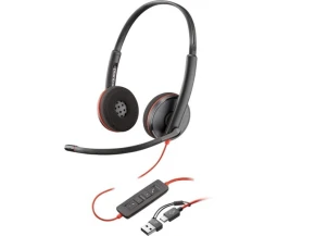 POLY Słuchawki Blackwire 3220 USB-A/C  8X2J9A6 Czarne