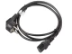 Lanberg Kabel zasilający CEE 7/7 - IEC 320 C13 VDE 1.8M czarny