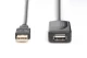 Digitus Przedłużacz/Extender USB 2.0 HighSpeed Typ USB A/USB A M/Ż aktywny, czarny 5m